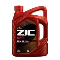 как выглядит масло трансмиссионное zic 75w90 gft gl-4/5 4л на фото