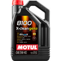 как выглядит масло моторное motul 8100 x-clean 5w-40 5л на фото