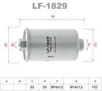 как выглядит lynxauto фильтр топливный lf1829 на фото