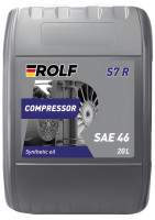 как выглядит масло компрессорное rolf compressor s7 r46 20л на фото