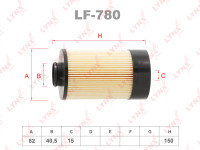 как выглядит фильтр топливный lynxauto lf-780 на фото