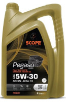 как выглядит масло моторное scope pegaso geo sae 5w30 c3 4л на фото