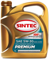 как выглядит масло моторное sintec premium sae 5w-30 acea a3/b4 4л на фото