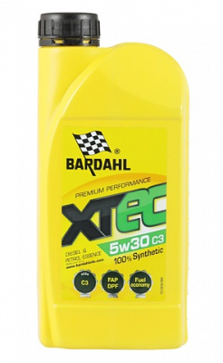 как выглядит bardahl 5w30 xtec c3 1l (синт. моторное масло) на фото